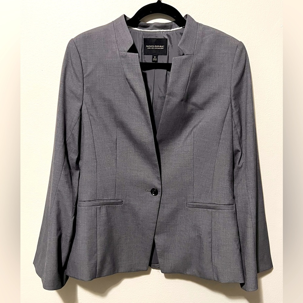 Banana Republic Grey Blazer